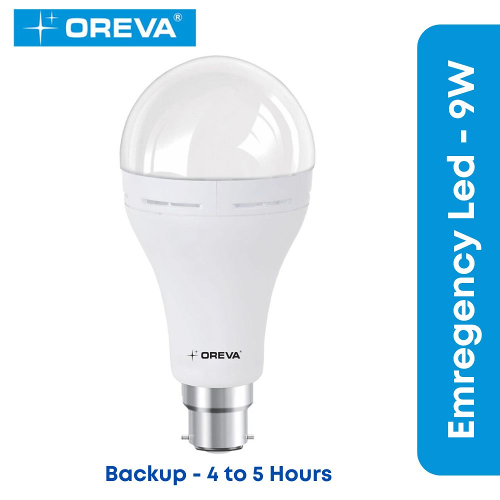 Oreva Emergency Chargeable Led Bulb 9 watt
