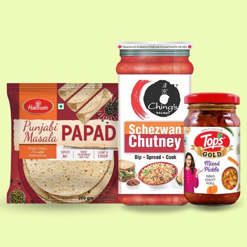 Papad, Achaar and Chutneys
