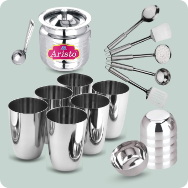 Steel & Copper Utensils